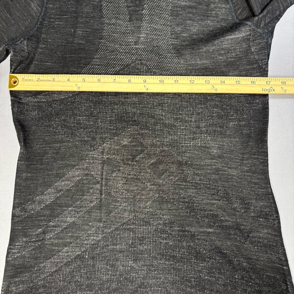 Smartwool Thermal Womens XL Merino Wool Base Layer Intraknit 1/4 Zip Pullover - Picture 8 of 9